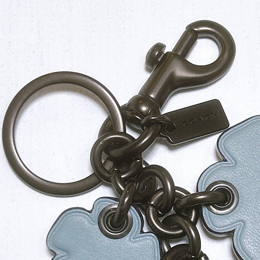 レア✨極美品 コーチ ティーローズ バッグチャーム キーホルダー フラワー