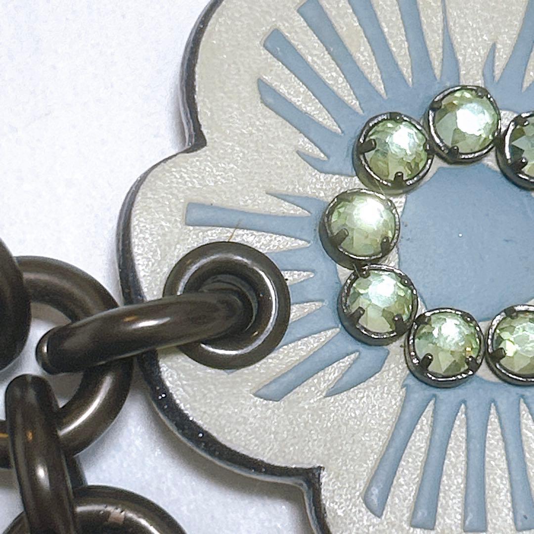 レア✨極美品 コーチ ティーローズ バッグチャーム キーホルダー フラワー