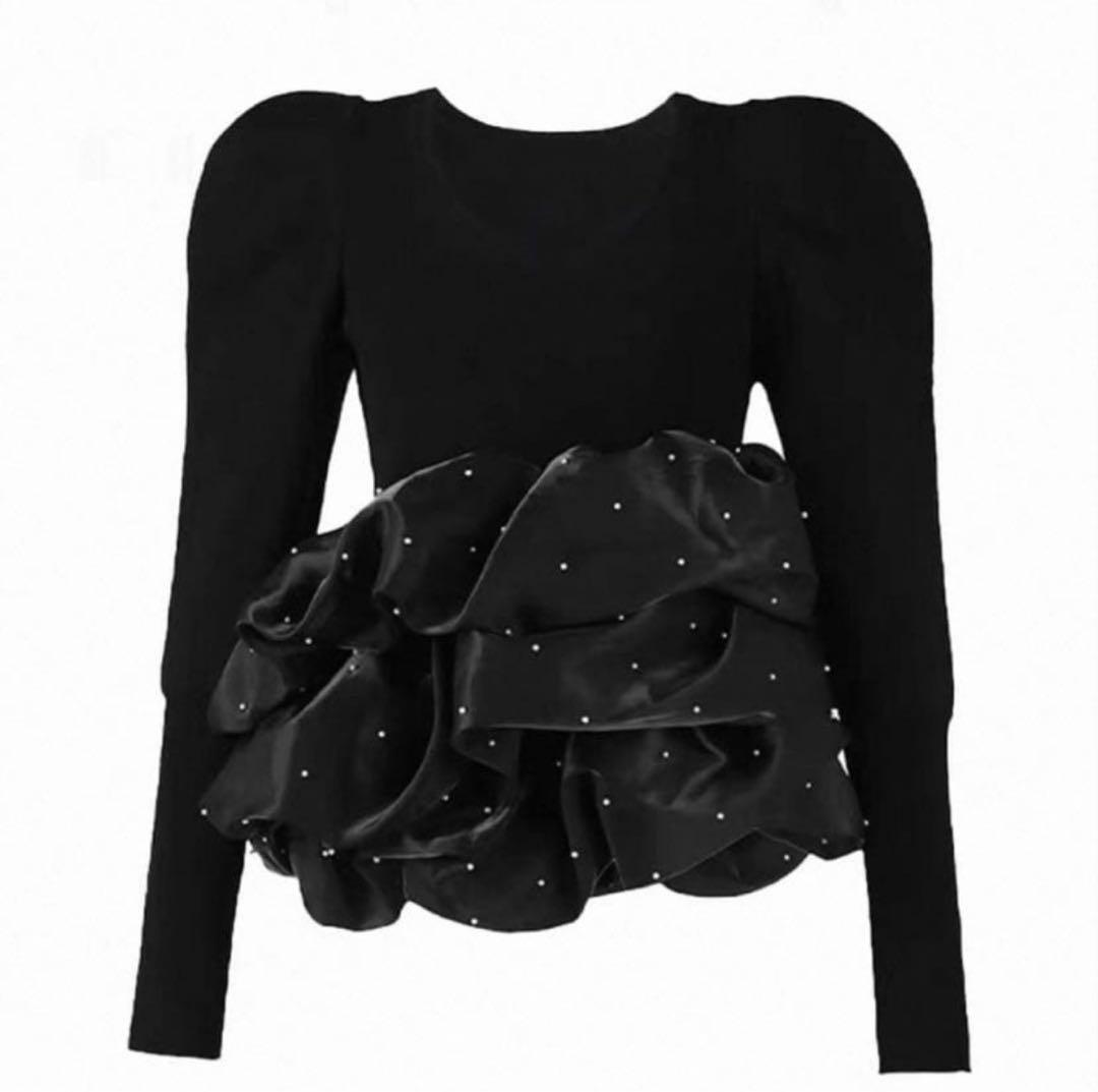 トップス bibiy AMELIE PEPURAMU KNIT