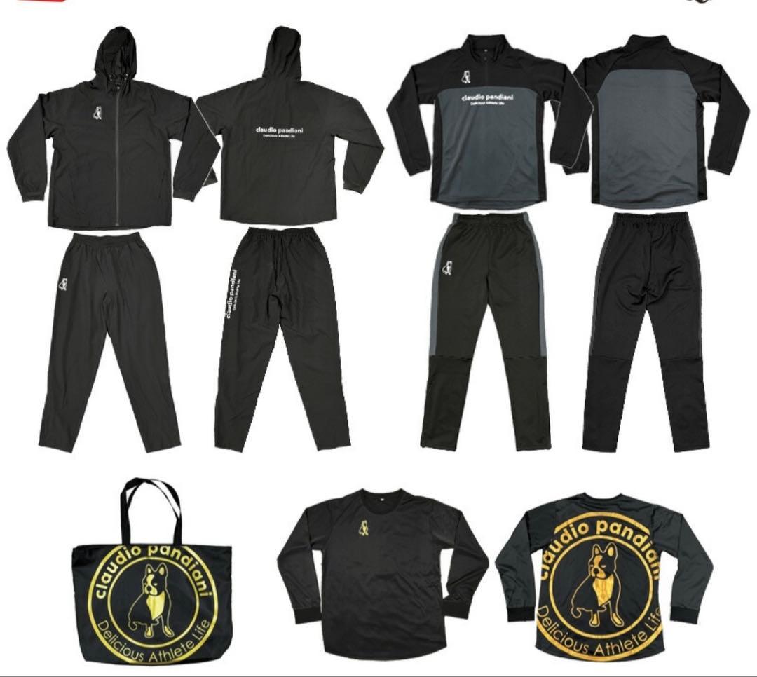 1ウィンドブレーカーセット 2トレーニングジップセット 3ロングプラシャツ