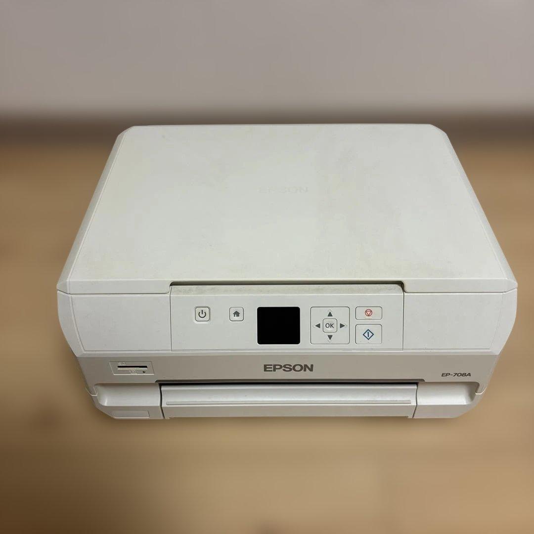 通電済★ジャンク扱い★EPSONプリンター★EP-708A★