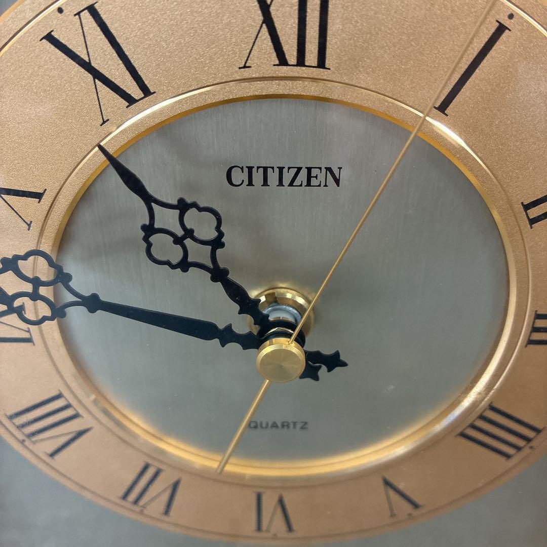 希少　一点もの　CITIZEN 置き時計 大理石　高級　アンティーク　ビンテージ