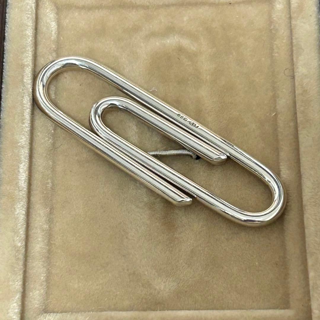 【希少】ダンヒル シルバー アンティーク マネークリップ ケース付き