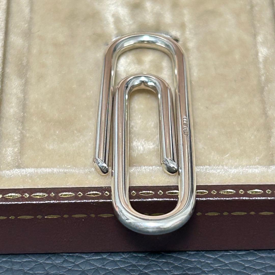 【希少】ダンヒル シルバー アンティーク マネークリップ ケース付き