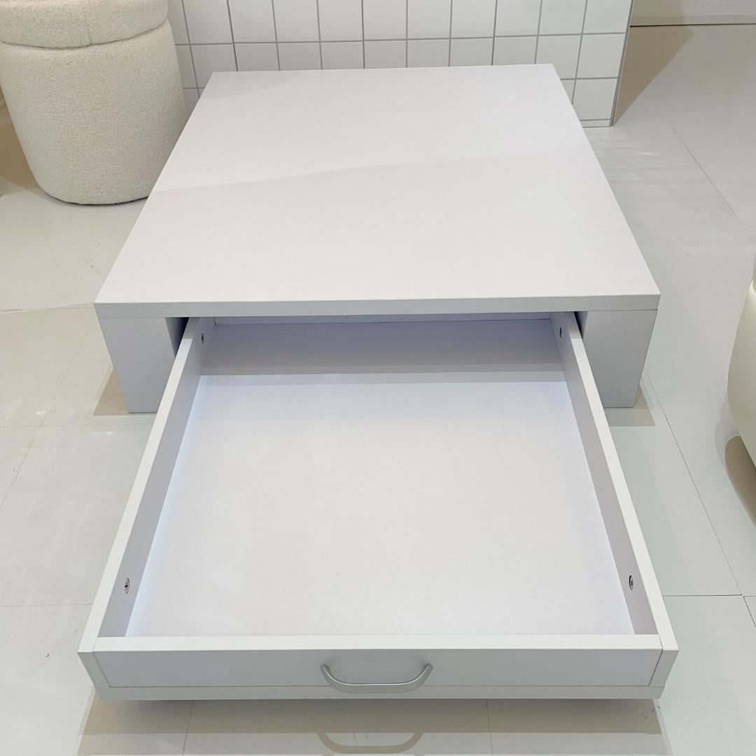 電動ネイルチェア用ステージ　ホワイト　フットネイルステージ　ネイルサロン