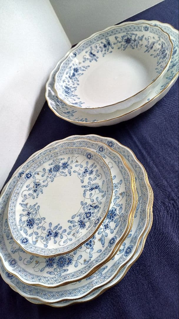 ナルミ　ミラノボーンチャイナ　 ６種類 ９枚セット