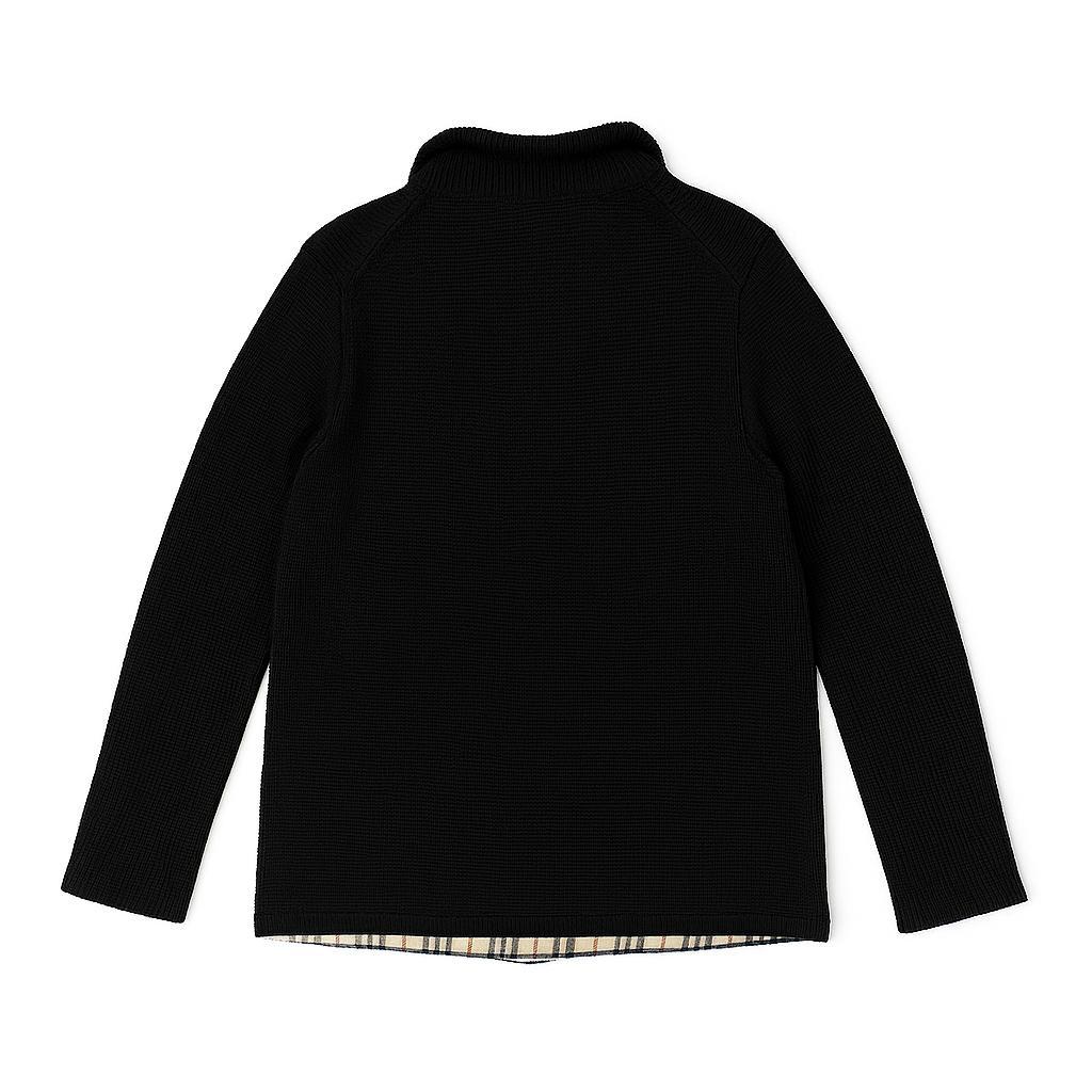 【美品】BURBERRY BLACK LABEL ノバチェックホース刺繍 日本製