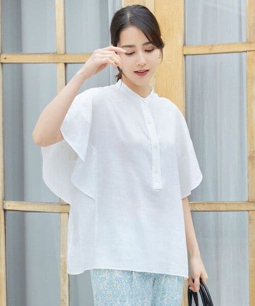 【専用】自由区　2WAYツイル ブラウス