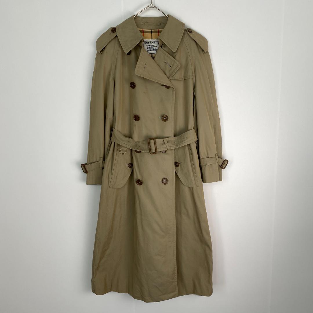 バーバリーズ　トレンチコート　90s　白タグ　ライナー付き　Burberrys
