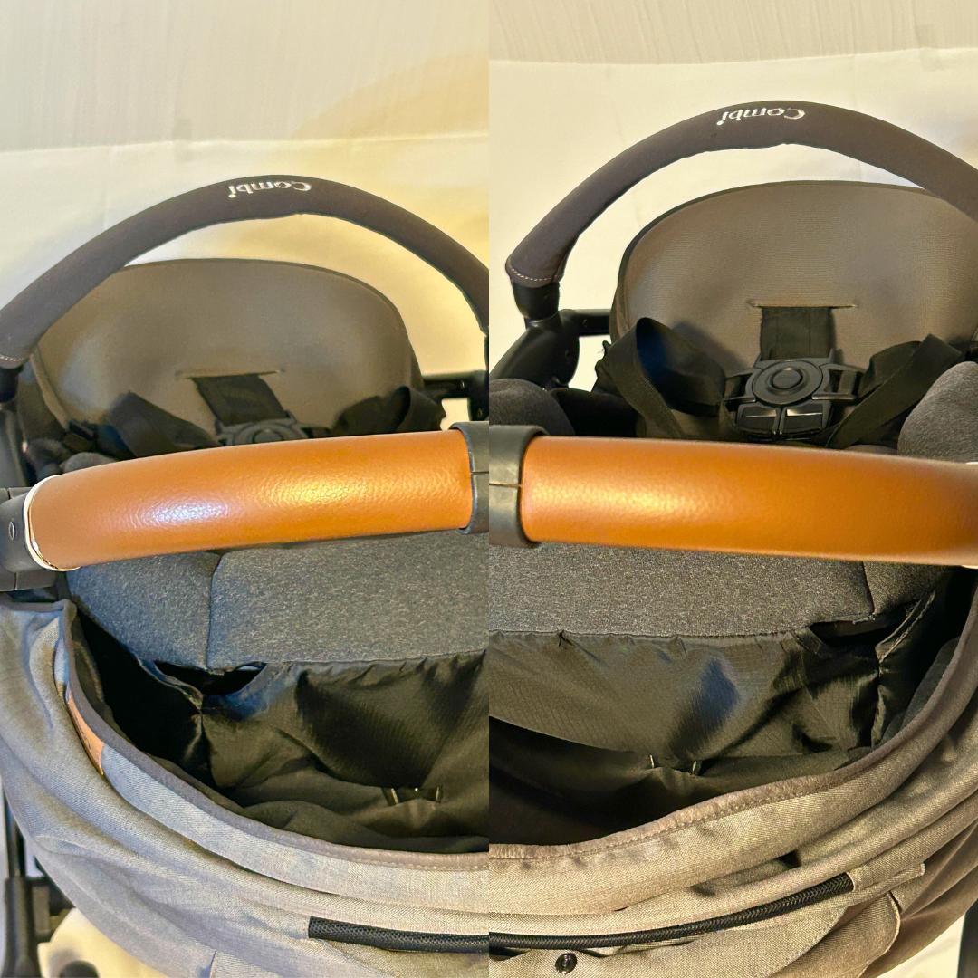 【美品】Combi スゴカルSwitch エッグショック AN シャドーグレー