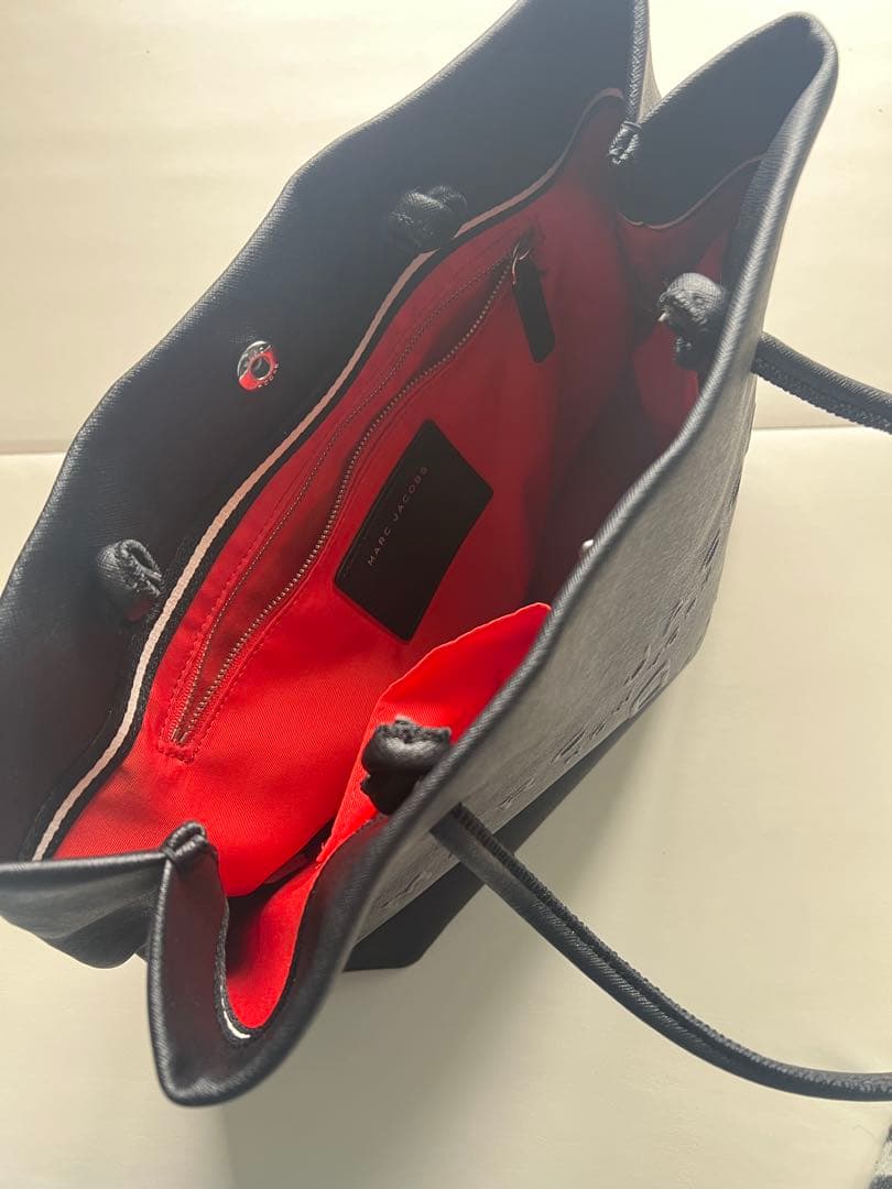 ぼのぼの⭐︎　MARC JACOBS ロゴ　ショッパー　トートバッグ