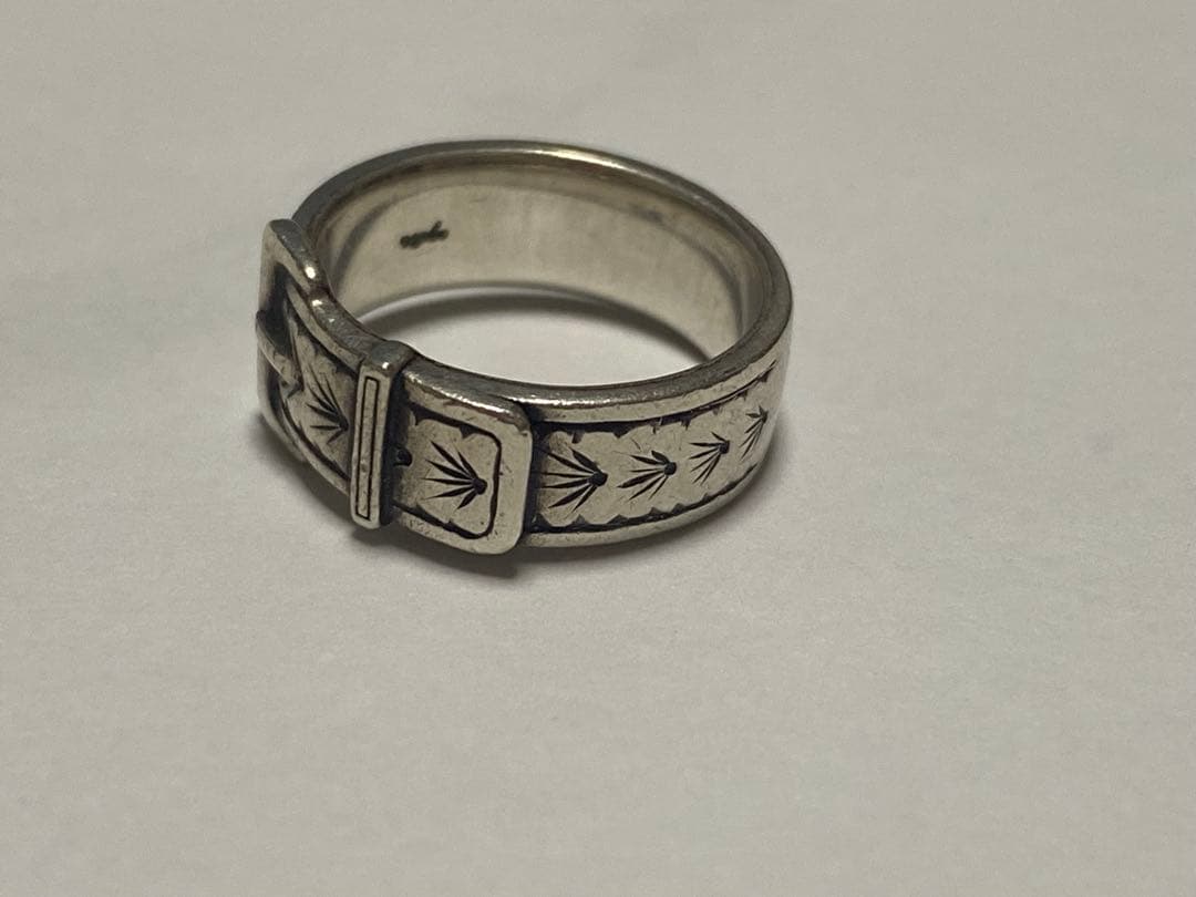 アガット　シルバーピンキーリング3号