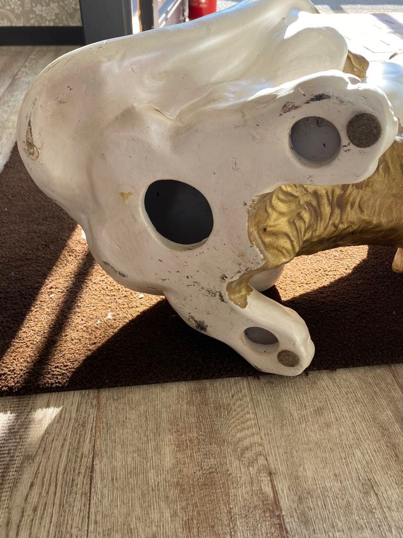 陶器 動物 ライオン 置物 イタリア製