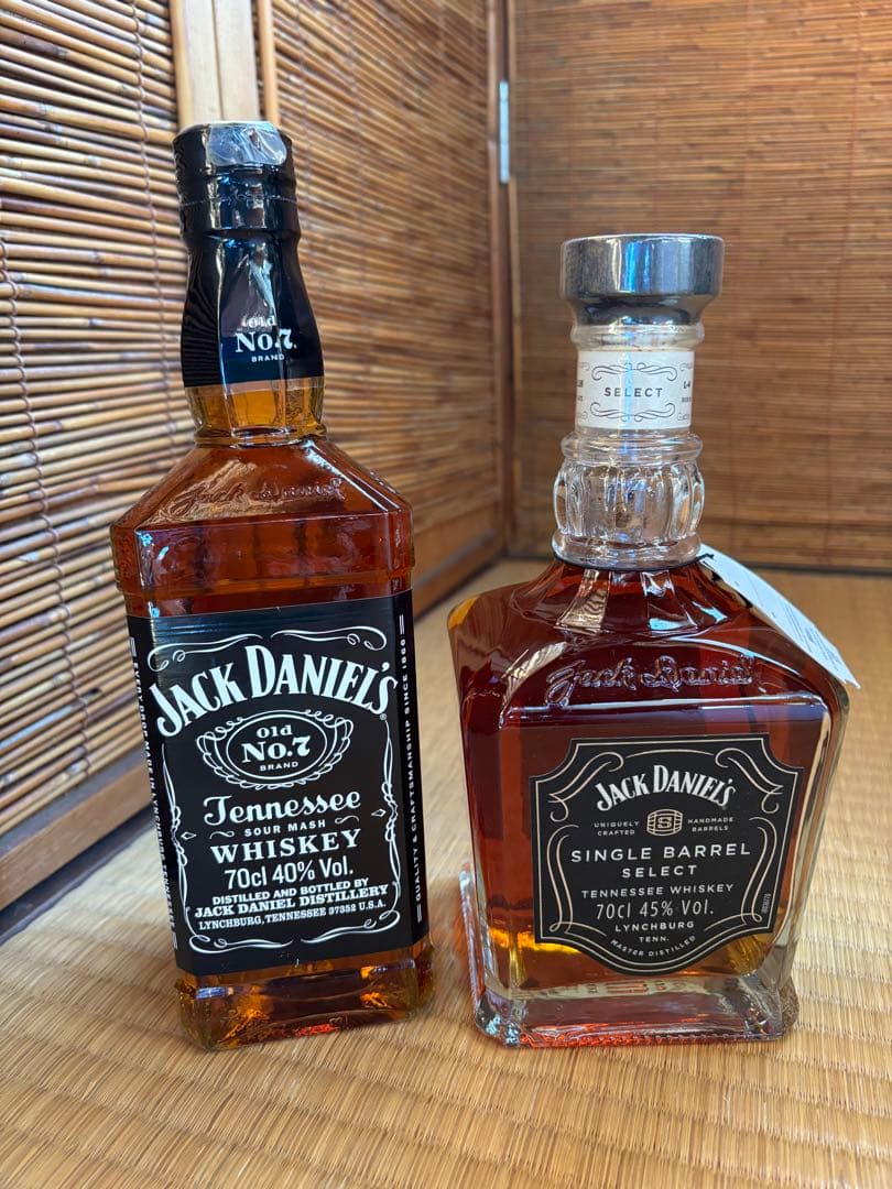 ジャックダニエル一本・ジャックダニエルシングルバレル一本