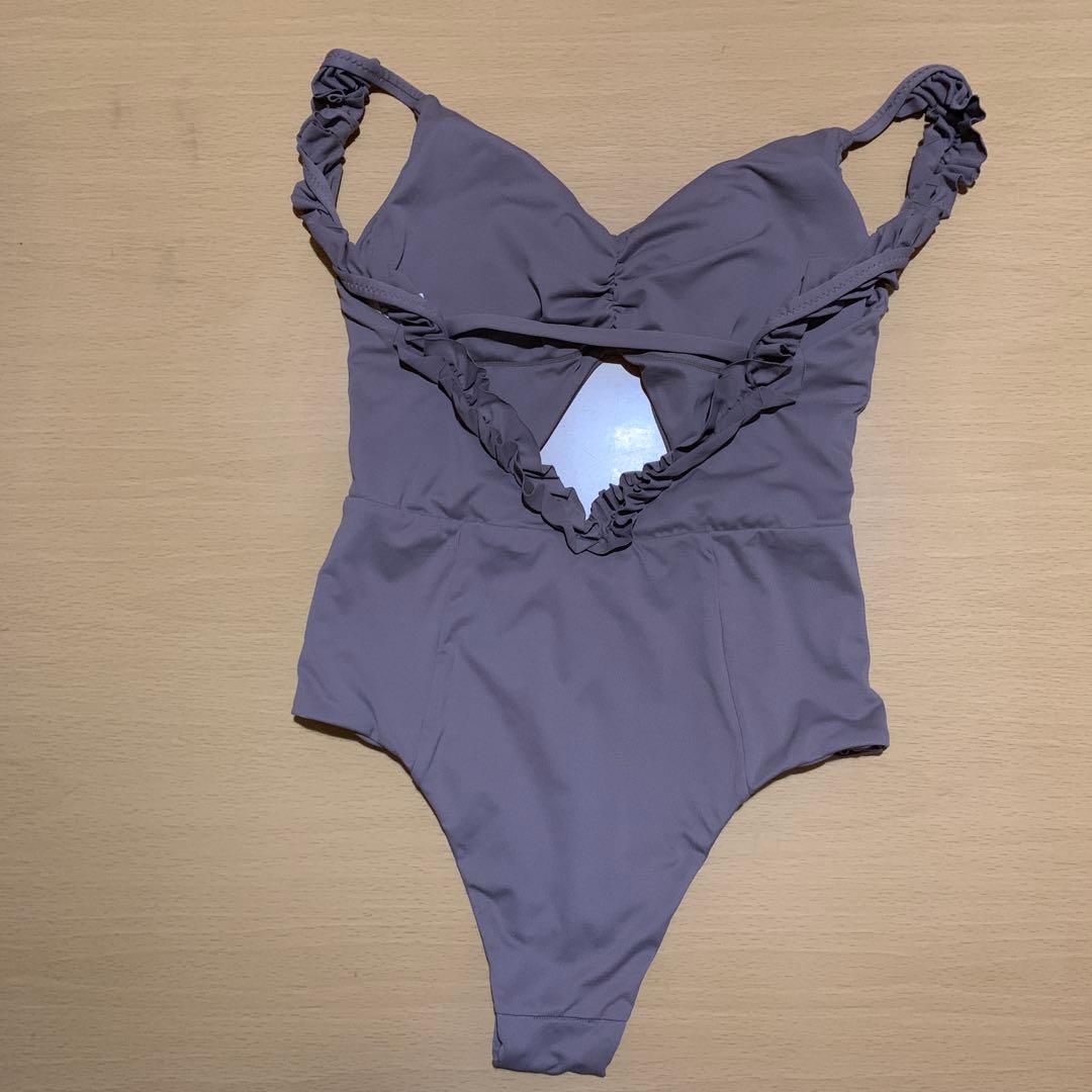 グレー ワンピース水着 Mサイズ