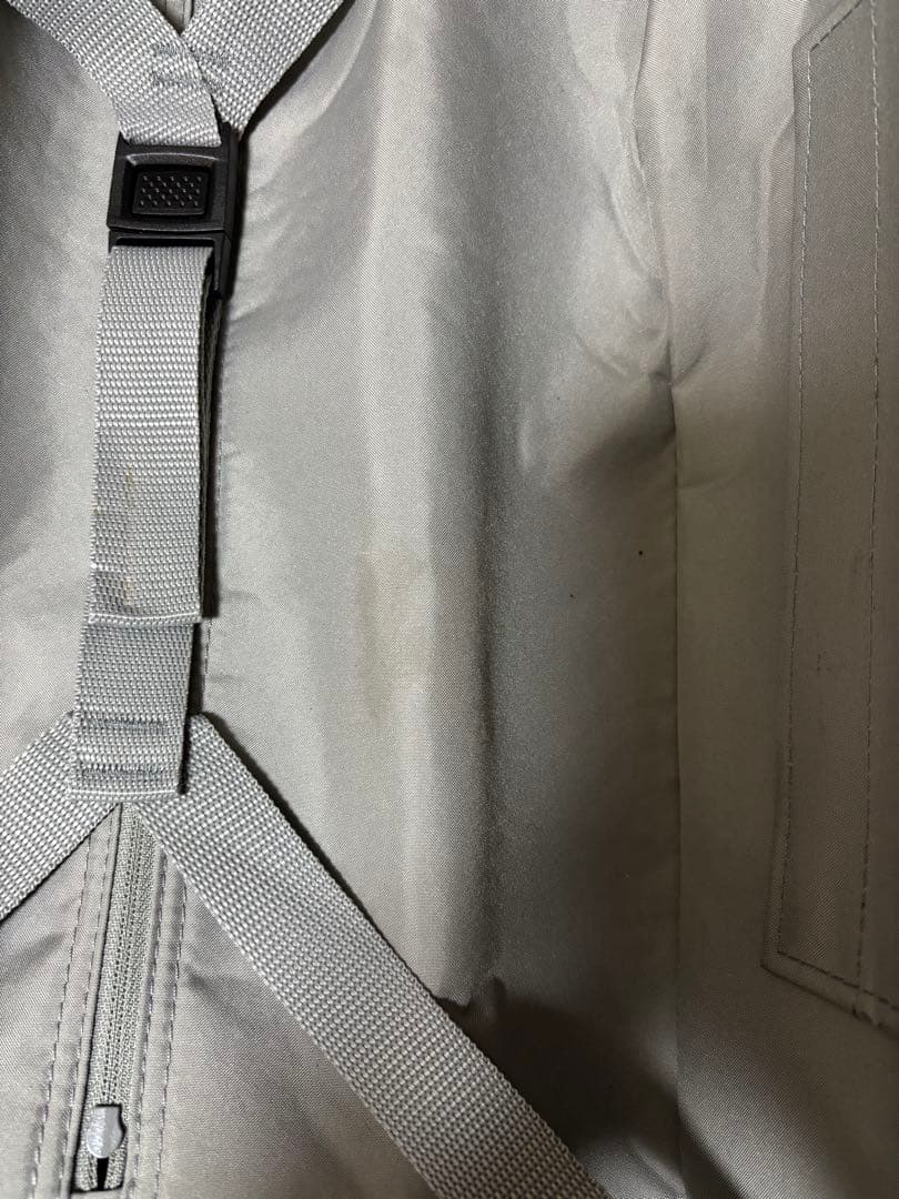 無印良品 バーを自由に調節できるキャリーケース　ネイビー 20L