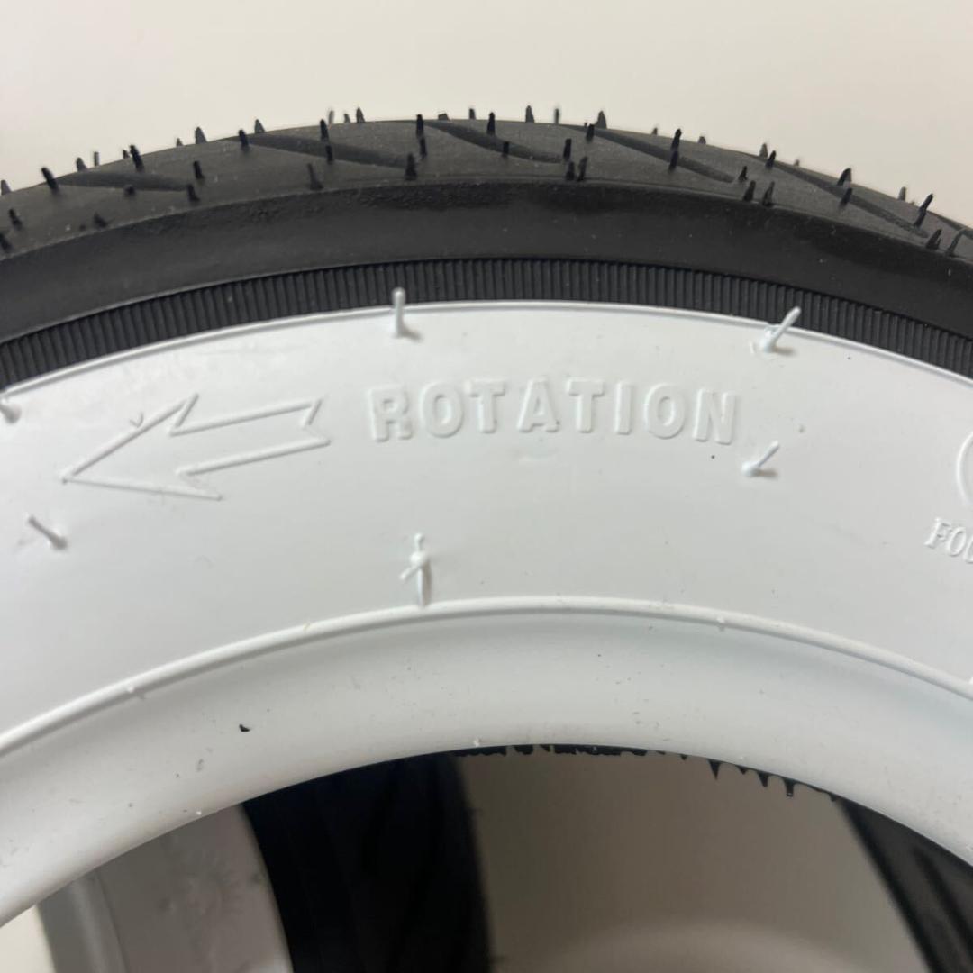 ホワイトリボンタイヤ 3.00-8 2本セット(モンキー DAX モトコンポ )