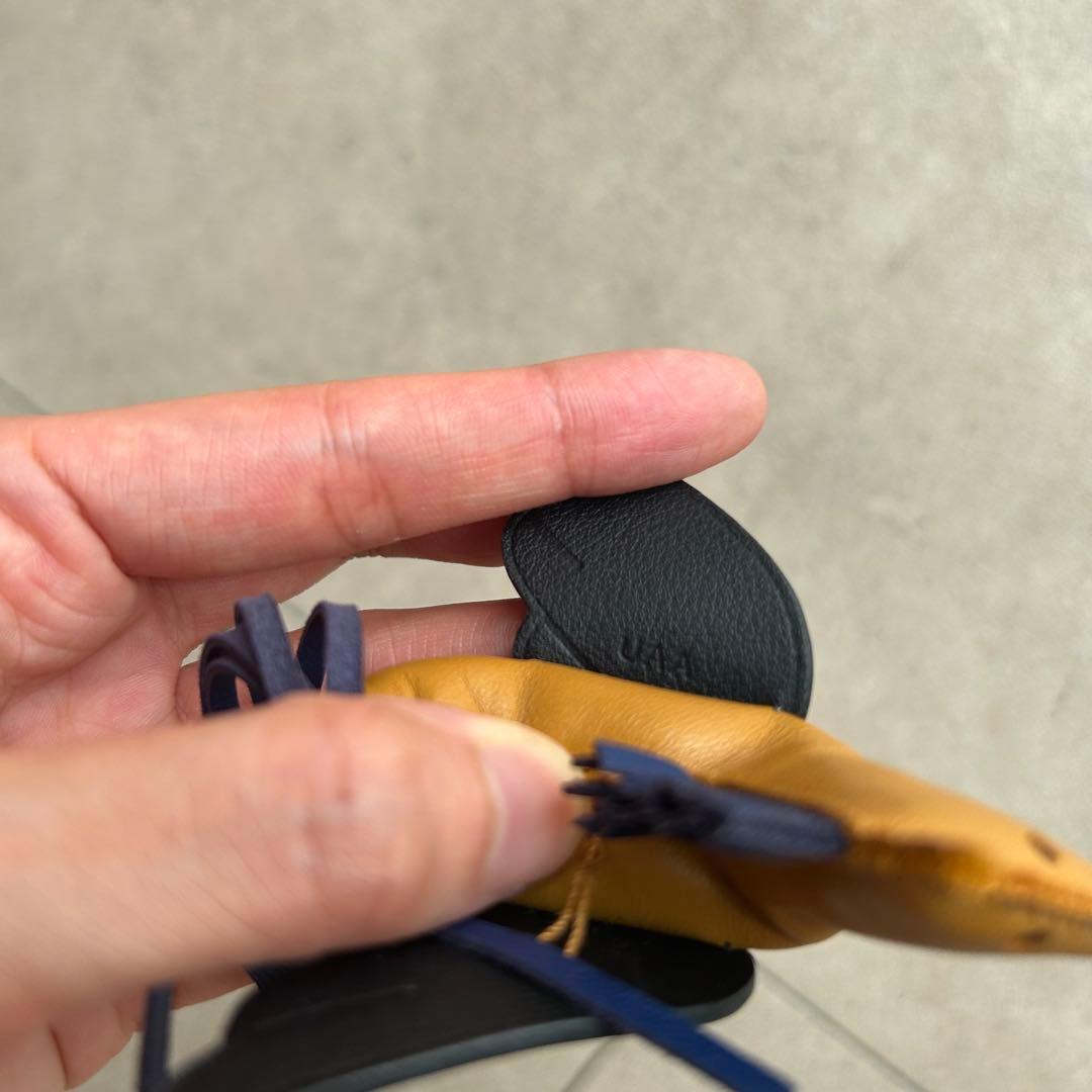 【ジャンク】エルメス ロデオペガサスセサミ ノワール ブルーサフィール チャーム