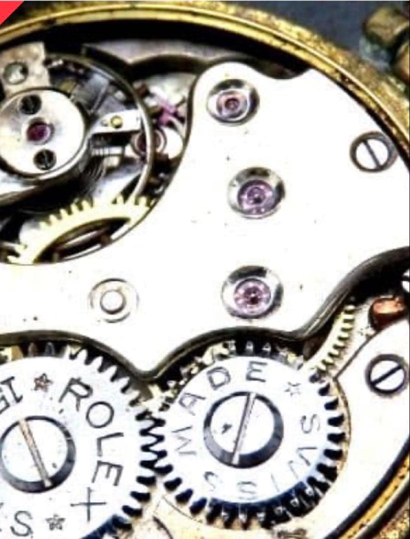 訳あり！ROLEX ロレックス9金375 アンティーク腕時計　ヴィンテージ金無垢