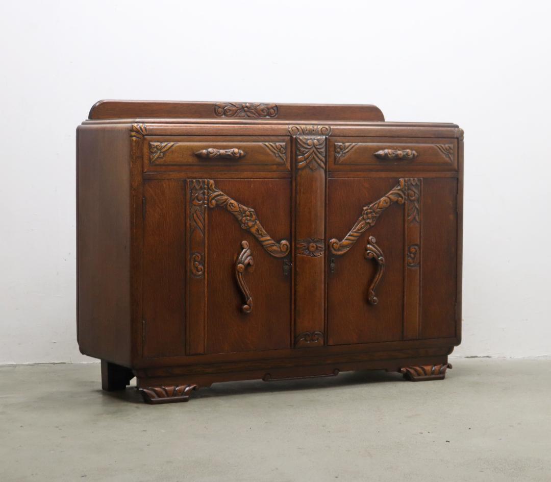 英国 イギリス ヴィンテージ バフェ サイドボード キャビネット アンティーク