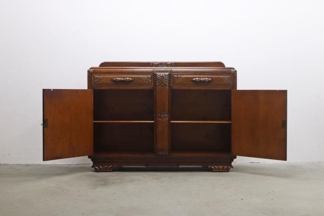 英国 イギリス ヴィンテージ バフェ サイドボード キャビネット アンティーク