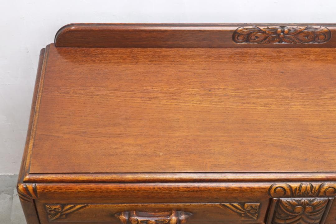 英国 イギリス ヴィンテージ バフェ サイドボード キャビネット アンティーク