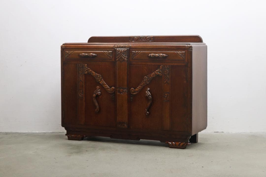 英国 イギリス ヴィンテージ バフェ サイドボード キャビネット アンティーク