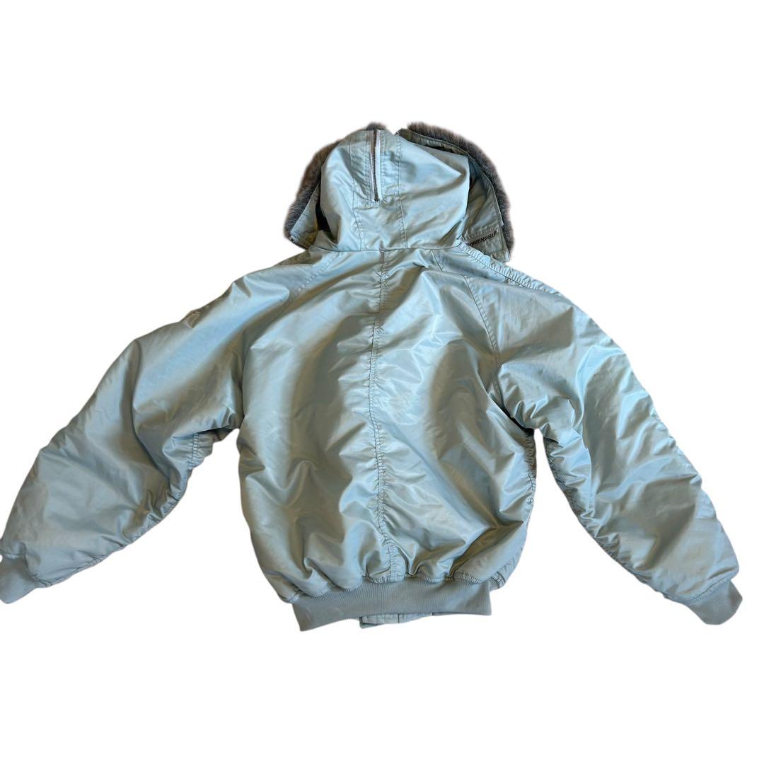 【希少】n2b silver far gray flight jacket