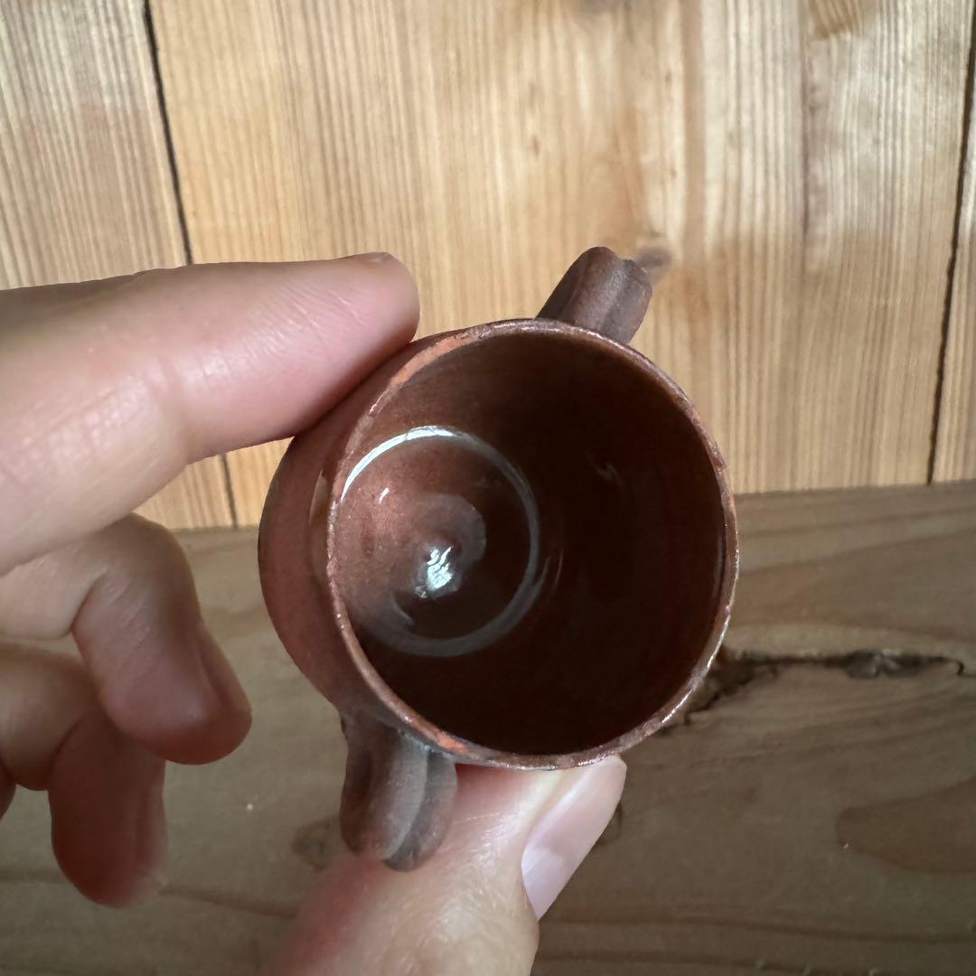 オランダ 18世紀頃 ミニチュア陶器 ガリポット 民藝 アンティーク 古道具