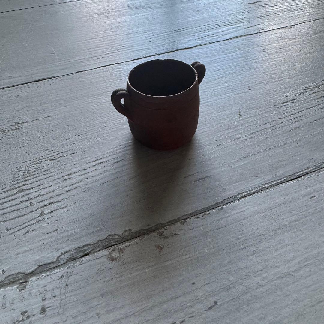 オランダ 18世紀頃 ミニチュア陶器 ガリポット 民藝 アンティーク 古道具