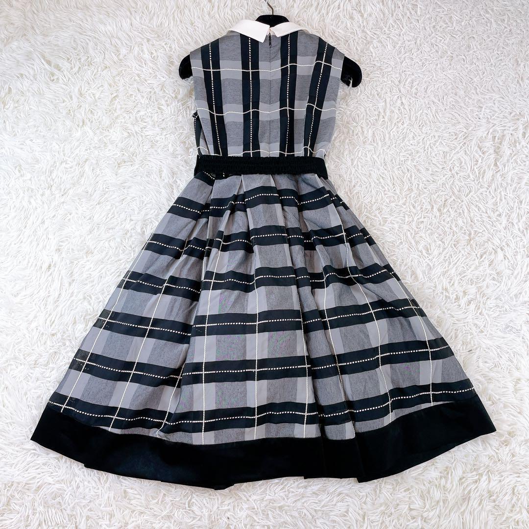 新品✨mezzo piano junior ブロックチェックワンピースドレス