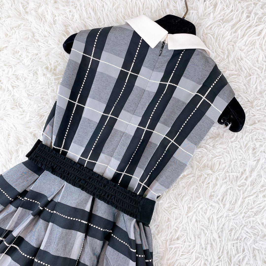 新品✨mezzo piano junior ブロックチェックワンピースドレス