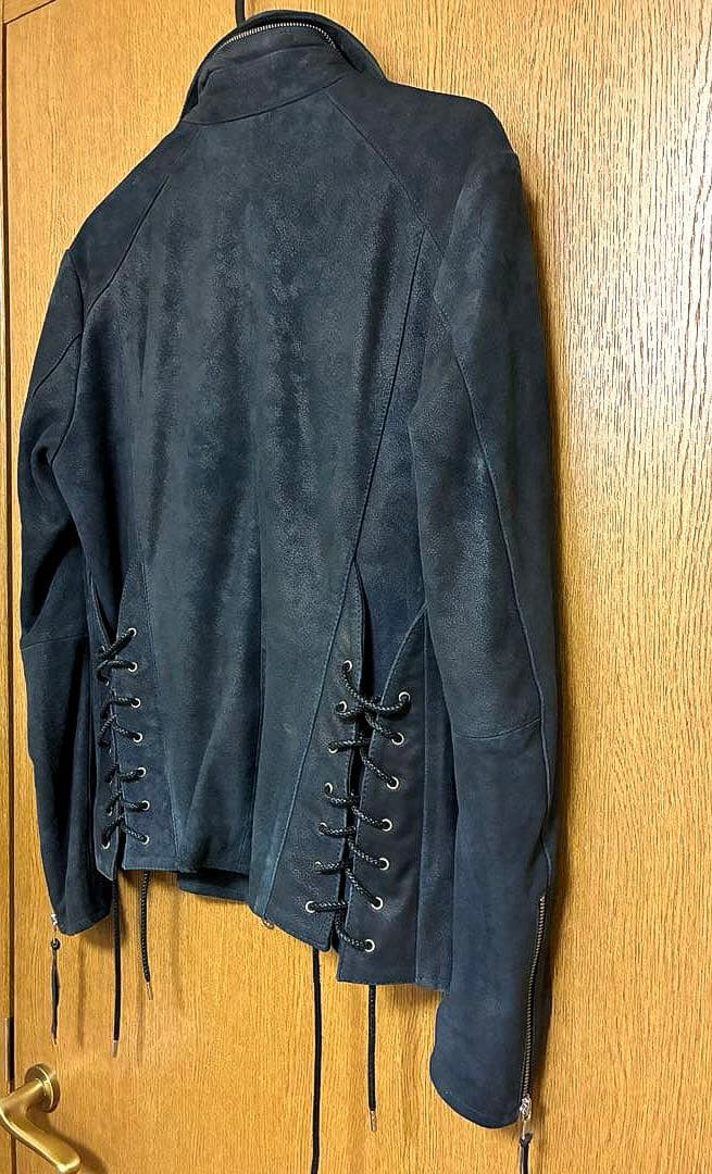 TORNADO MART ゴートスキン バックレースアップ ライダース