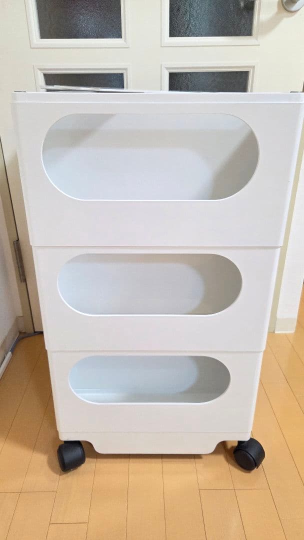 ★正規品★ジョエ・コロンボ　ボビーワゴン 3段5トレイ ホワイト★美品★