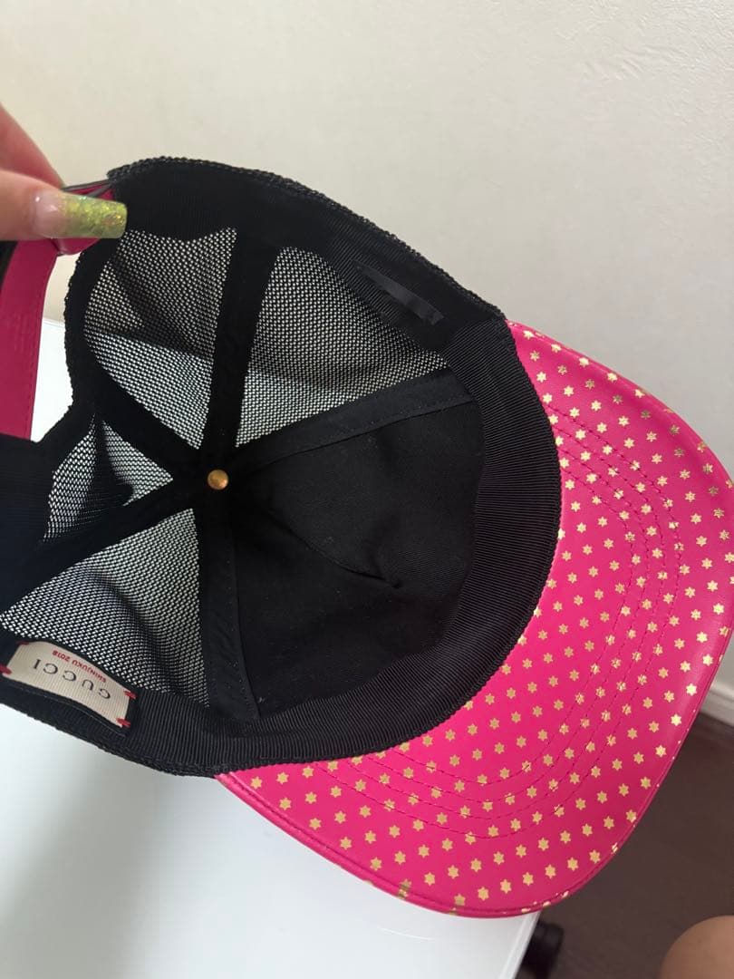 GUCCI ピンク キャップ 希少