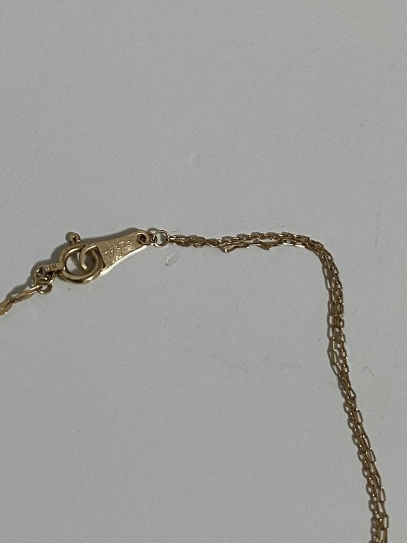 agete アガット スクリュー ツイスト オーバルブレスレット K10YG