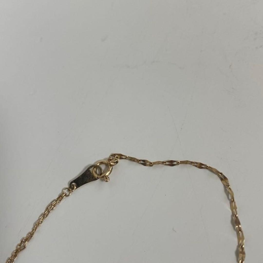 agete アガット スクリュー ツイスト オーバルブレスレット K10YG