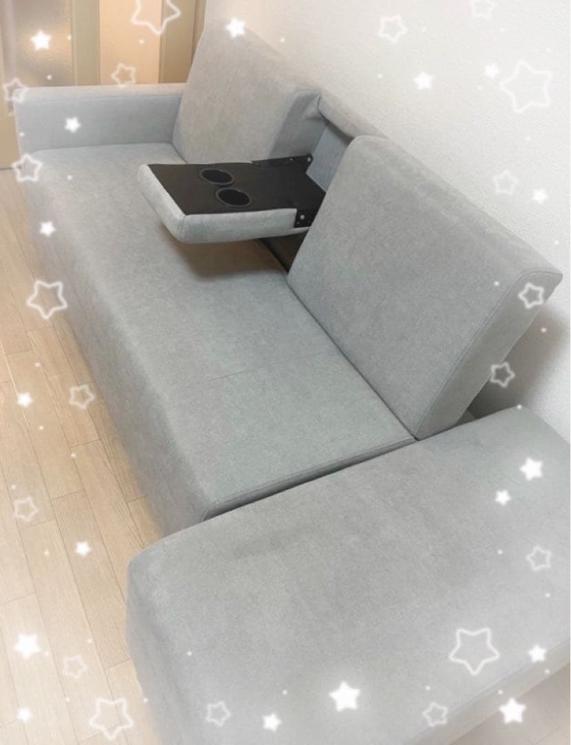 ソファ　ソファセット　3人掛け　グレー　リビングソファ