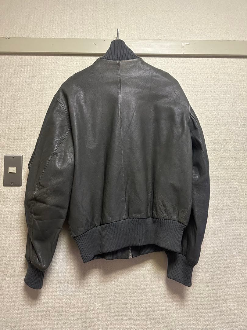 70s ドイツ軍ヘリクルーレザーフライトジャケット　マルジェラ