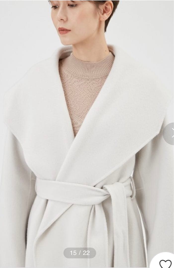 FRAY I.D ワイドショールカラーリバーコート フレイ アイディー