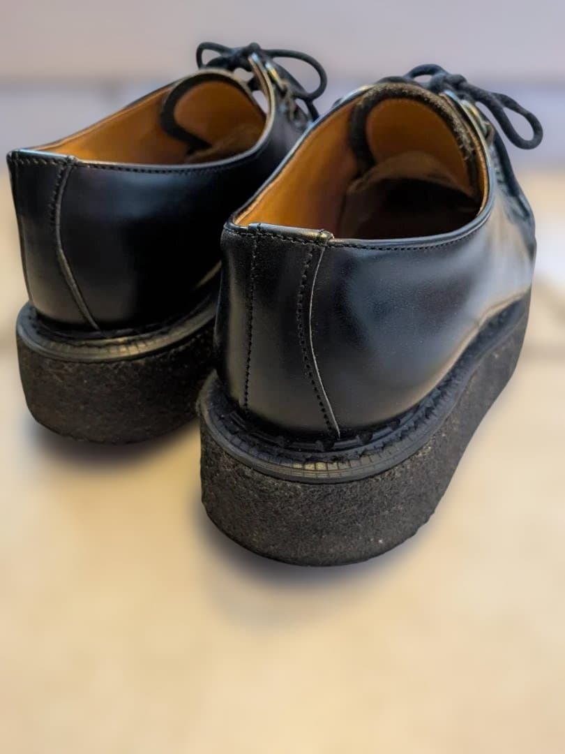 ジョージコックス　ラバーソール　UK5 ブラック