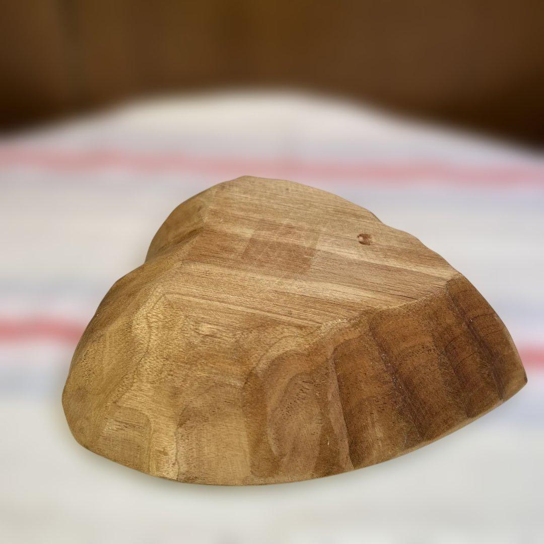 さくぱる様おまとめ2点専用出品（ハンドメイド木製手彫ハートのプレート他1点）