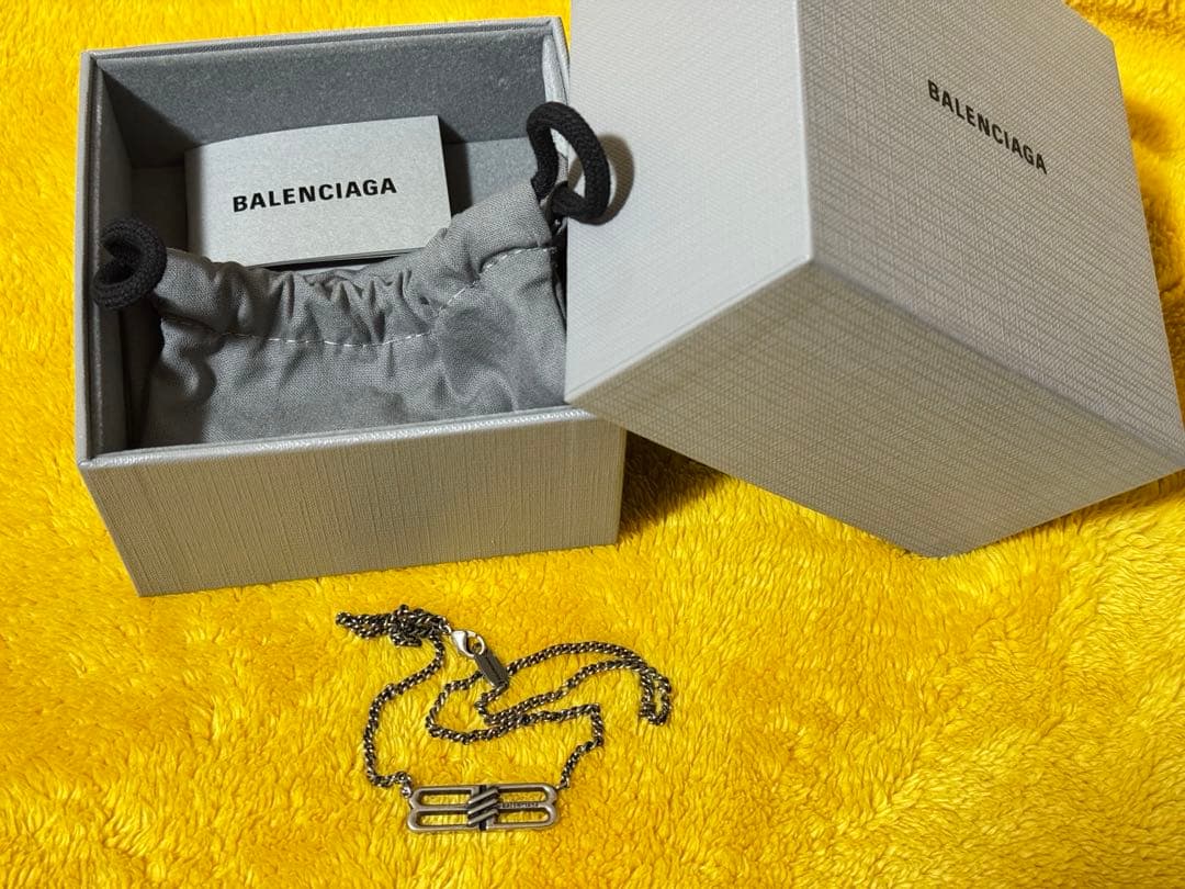 BALENCIAGA チェーンネックレス　BB ICONグルメット