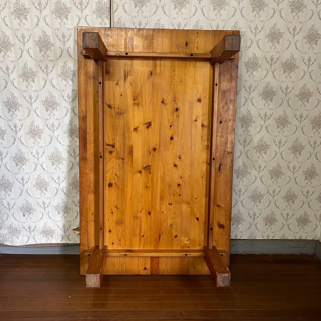 【アンティーク】木製 ローテーブル 座卓 センターテーブル ナチュラル 無垢材