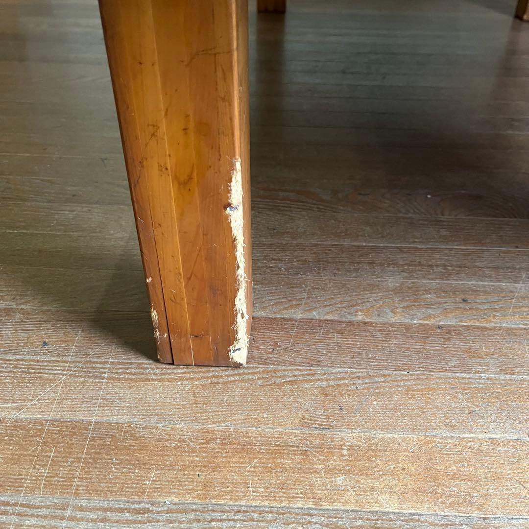 【アンティーク】木製 ローテーブル 座卓 センターテーブル ナチュラル 無垢材