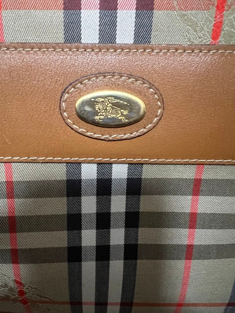 Burberry チェック柄 トートバッグ　ノバチェック　ヴィンテージ