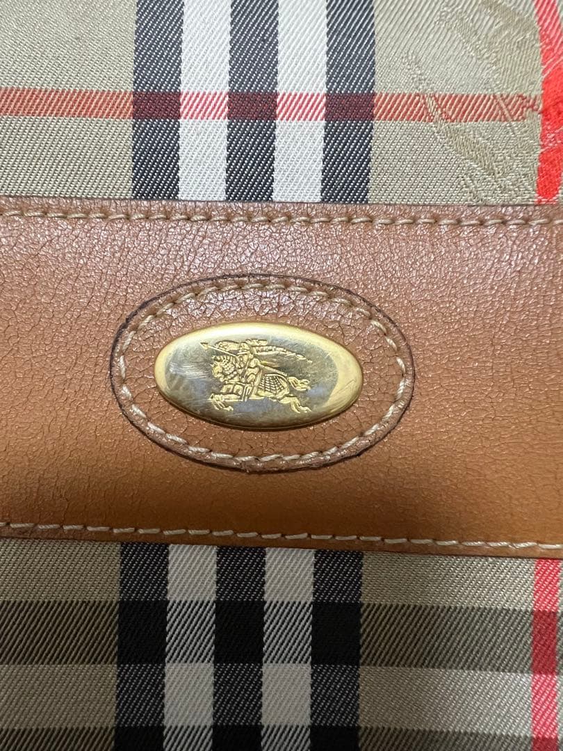 Burberry チェック柄 トートバッグ　ノバチェック　ヴィンテージ