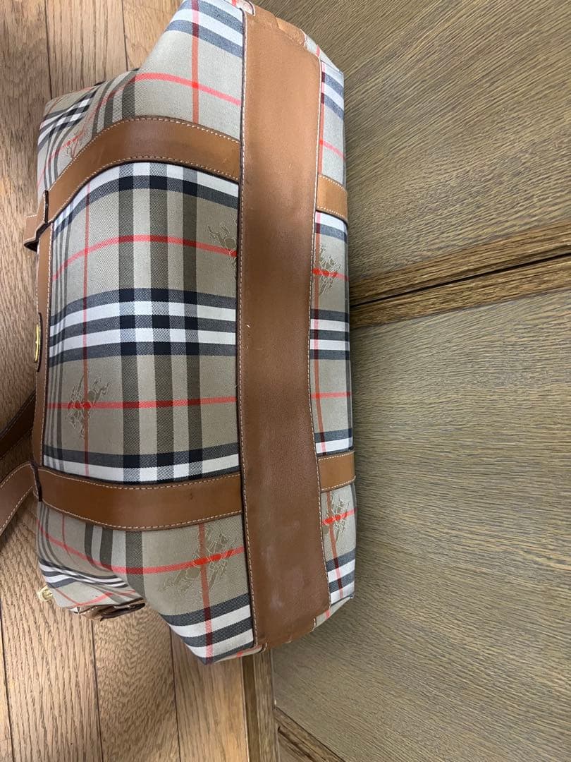 Burberry チェック柄 トートバッグ　ノバチェック　ヴィンテージ