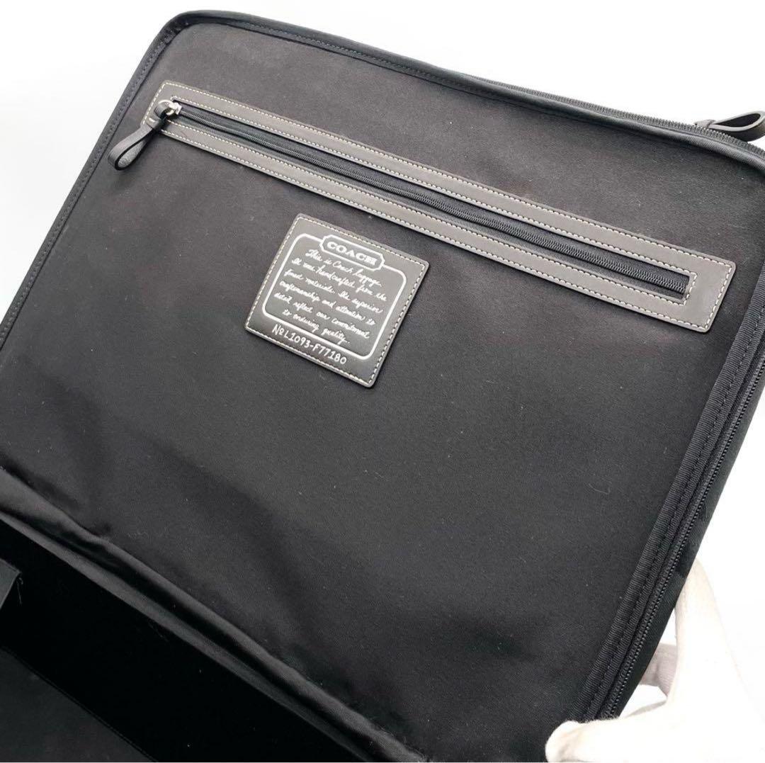 【希少】極美品 コーチ キャリーケース スーツケース シグネチャー ブラック