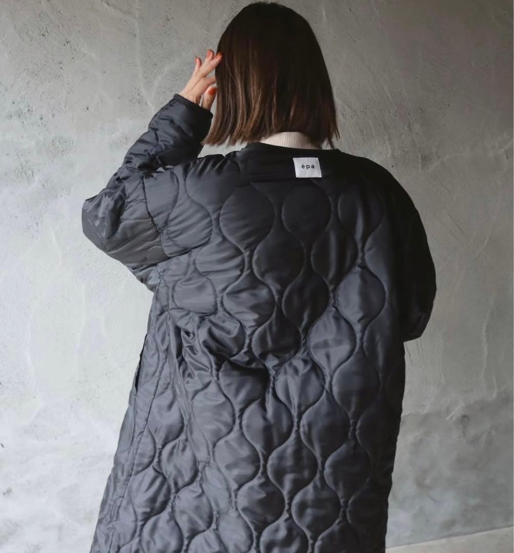 epa リバーシブルキルティングボアコート　Sサイズ